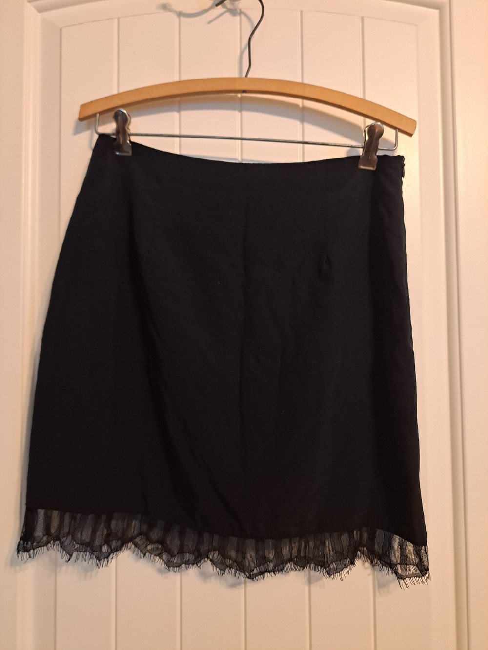 🖤 Sage the Label Black Lace Trim Mini Skirt - Size Medium 🖤